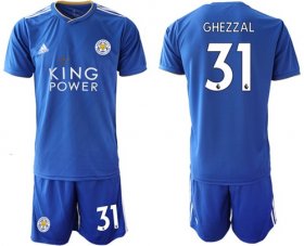 Wholesale Cheap Leicester City #31 Ghezzal Home Soccer Club Jersey