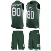 Wholesale Cheap Nike Jets #80 Wayne Chrebet Green Team Color Men's Stitched NFL Limited Tank Top Suit Jersey