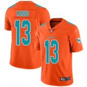 Wholesale Cheap Nike Dolphins #13 Dan Marino Orange Men's Stitched NFL Limited Inverted Legend Jersey