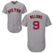 Wholesale Cheap Red Sox #9 Ted Williams Grey Flexbase Authentic Collection Stitched MLB Jersey