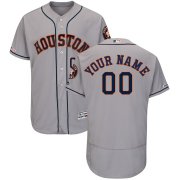 Wholesale Cheap Houston Astros Majestic Road Flex Base Authentic Collection Custom Jersey Gray