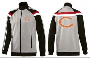 Wholesale Cheap NFL Chicago Bears Team Logo Jacket Grey