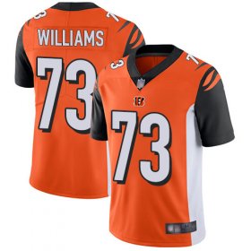 Wholesale Cheap Nike Bengals #73 Jonah Williams Orange Alternate Men\'s Stitched NFL Vapor Untouchable Limited Jersey