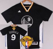 Wholesale Cheap Golden State Warriors #9 Andre Iguodala 2015 The Finals New Black Short-Sleeved Jersey