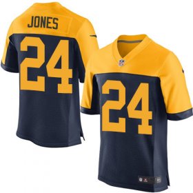 Wholesale Cheap Nike Packers #24 Josh Jones Navy Blue Alternate Men\'s Stitched NFL New Elite Jersey