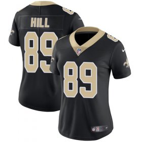 Wholesale Cheap Nike Saints #89 Josh Hill Black Team Color Women\'s Stitched NFL Vapor Untouchable Limited Jersey