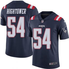 Wholesale Cheap Nike Patriots #54 Dont\'a Hightower Navy Blue Youth Stitched NFL Limited Rush Jersey