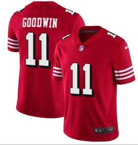 Wholesale Cheap Nike 49ers #11 Marquise Goodwin Red Team Color Men\'s Stitched NFL Vapor Untouchable Limited II Jersey