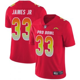 Wholesale Cheap Nike Chargers #33 Derwin James Jr Red Men\'s Stitched NFL Limited AFC 2019 Pro Bowl Jersey