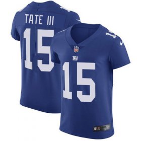 Wholesale Cheap Nike Giants #15 Golden Tate Royal Blue Team Color Men\'s Stitched NFL Vapor Untouchable Elite Jersey