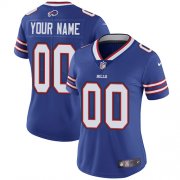 Wholesale Cheap Nike Buffalo Bills Customized Royal Blue Team Color Stitched Vapor Untouchable Limited Women's NFL Jersey