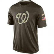 Wholesale Cheap Men's Washington Nationals Salute To Service Nike Dri-FIT T-Shirt