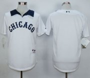 Wholesale Cheap White Sox Blank White 1976 Turn Back The Clock Stitched MLB Jersey