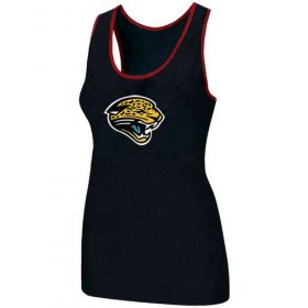 Wholesale Cheap Women\'s Nike Jacksonville Jaguars Big Logo Tri-Blend Racerback Stretch Tank Top Black