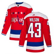 Wholesale Cheap Adidas Capitals #43 Tom Wilson Red Alternate Authentic Stitched NHL Jersey