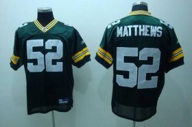 Wholesale Cheap Packers #52 Clay Matthews Green Stitched NFL Jersey