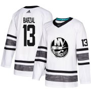 Wholesale Cheap Adidas Islanders #13 Mathew Barzal White Authentic 2019 All-Star Stitched NHL Jersey