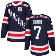 Wholesale Cheap Adidas Rangers #7 Rod Gilbert Navy Blue Authentic 2018 Winter Classic Stitched NHL Jersey