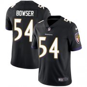 Wholesale Cheap Nike Ravens #54 Tyus Bowser Black Alternate Men's Stitched NFL Vapor Untouchable Limited Jersey