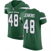 Wholesale Cheap Nike Jets #48 Jordan Jenkins Green Team Color Men's Stitched NFL Vapor Untouchable Elite Jersey