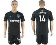 Wholesale Cheap West Ham United #14 Obiang Away Soccer Club Jersey