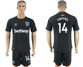 Wholesale Cheap West Ham United #14 Obiang Away Soccer Club Jersey