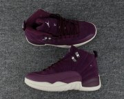 Wholesale Cheap Air Jordan 12 Retro Bordeaux Purple/White-Tan
