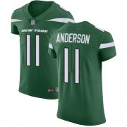 Wholesale Cheap Nike Jets #11 Robby Anderson Green Team Color Men's Stitched NFL Vapor Untouchable Elite Jersey