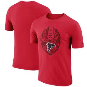 Wholesale Cheap Men\'s Atlanta Falcons Nike Red Fan Gear Icon Performance T-Shirt