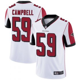 Wholesale Cheap Nike Falcons #59 De\'Vondre Campbell White Men\'s Stitched NFL Vapor Untouchable Limited Jersey
