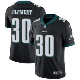 Wholesale Cheap Nike Eagles #30 Corey Clement Black Alternate Men\'s Stitched NFL Vapor Untouchable Limited Jersey