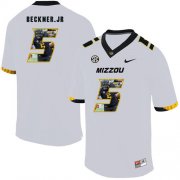 Wholesale Cheap Missouri Tigers 5 Terry Beckner Jr. White Nike Fashion College Football Jersey
