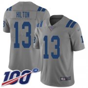 Wholesale Cheap Nike Colts #13 T.Y. Hilton Gray Men's Stitched NFL Limited Inverted Legend 100th Season Jersey