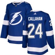 Wholesale Cheap Adidas Lightning #24 Ryan Callahan Blue Home Authentic Stitched Youth NHL Jersey