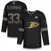 Wholesale Cheap Adidas Ducks #33 Jakob Silfverberg Black Authentic Classic Stitched NHL Jersey