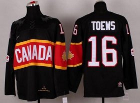 Wholesale Cheap Olympic 2014 CA. #16 Jonathan Toews Black Stitched NHL Jersey