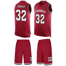 Wholesale Cheap Nike Cardinals #32 Budda Baker Red Team Color Men\'s Stitched NFL Limited Tank Top Suit Jersey