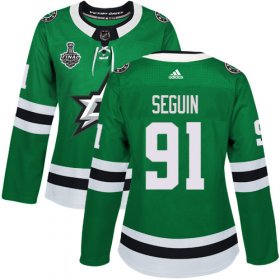 Cheap Adidas Stars #91 Tyler Seguin Green Home Authentic Women\'s 2020 Stanley Cup Final Stitched NHL Jersey