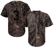 Wholesale Cheap White Sox #3 Harold Baines Camo Realtree Collection Cool Base Stitched MLB Jersey