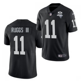 Wholesale Cheap Men\'s Las Vegas Raiders #11 Henry Ruggs III 2020 Black Inaugural Season Vapor Limited Stitched Jersey