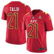 Wholesale Cheap Nike Broncos #21 Aqib Talib Red Men's Stitched NFL Limited AFC 2017 Pro Bowl Jersey