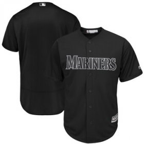 Wholesale Cheap Seattle Mariners Blank Majestic 2019 Players\' Weekend Cool Base Team Jersey Black