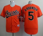 Wholesale Cheap Orioles #5 Brooks Robinson Orange Cool Base Stitched MLB Jersey