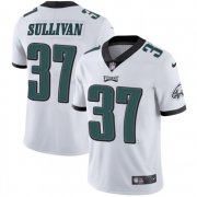 Wholesale Cheap Nike Eagles #37 Tre Sullivan White Men's Stitched NFL Vapor Untouchable Limited Jersey