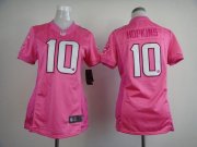 Wholesale Cheap Nike Texans #10 DeAndre Hopkins Pink Women's Be Luv'd Stitched NFL New Elite Jersey