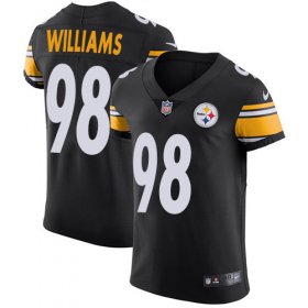 Wholesale Cheap Nike Steelers #98 Vince Williams Black Team Color Men\'s Stitched NFL Vapor Untouchable Elite Jersey