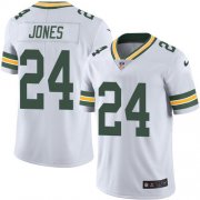 Wholesale Cheap Nike Packers #24 Josh Jones White Men's Stitched NFL Vapor Untouchable Limited Jersey