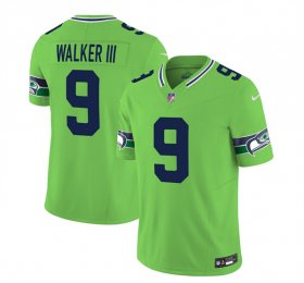 Wholesale Cheap Men\'s Seattle Seahawks #9 Kenneth Walker III 2023 F.U.S.E. Green Limited Football Stitched Jersey