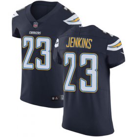 Wholesale Cheap Nike Chargers #23 Rayshawn Jenkins Navy Blue Team Color Men\'s Stitched NFL Vapor Untouchable Elite Jersey