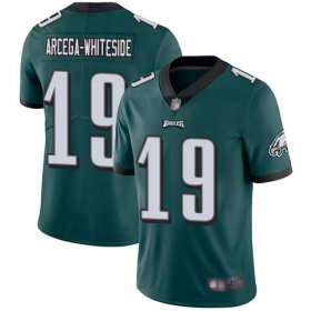 Wholesale Cheap Nike Eagles #19 JJ Arcega-Whiteside Midnight Green Team Color Men\'s Stitched NFL Vapor Untouchable Limited Jersey